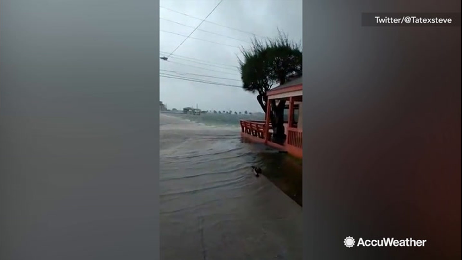 As Hurricane Dorian hits the Bahamas, residents can do nothing but hunker down for safety. However, before the storm even made landfall on Sunday, Sept. 1, the storm was doing damage as you can see from the video.