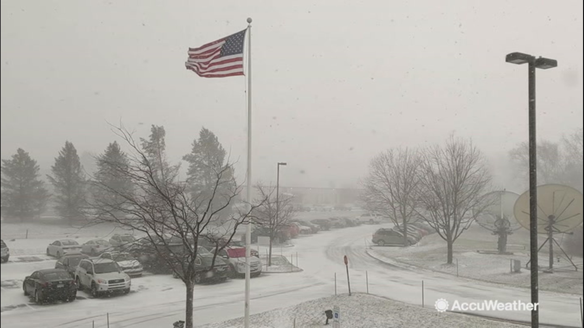 Snowfall has hit the northeast hard on Dec. 18. It was even felt right here at AccuWeather's headquarters in State College, Pennsylvania.