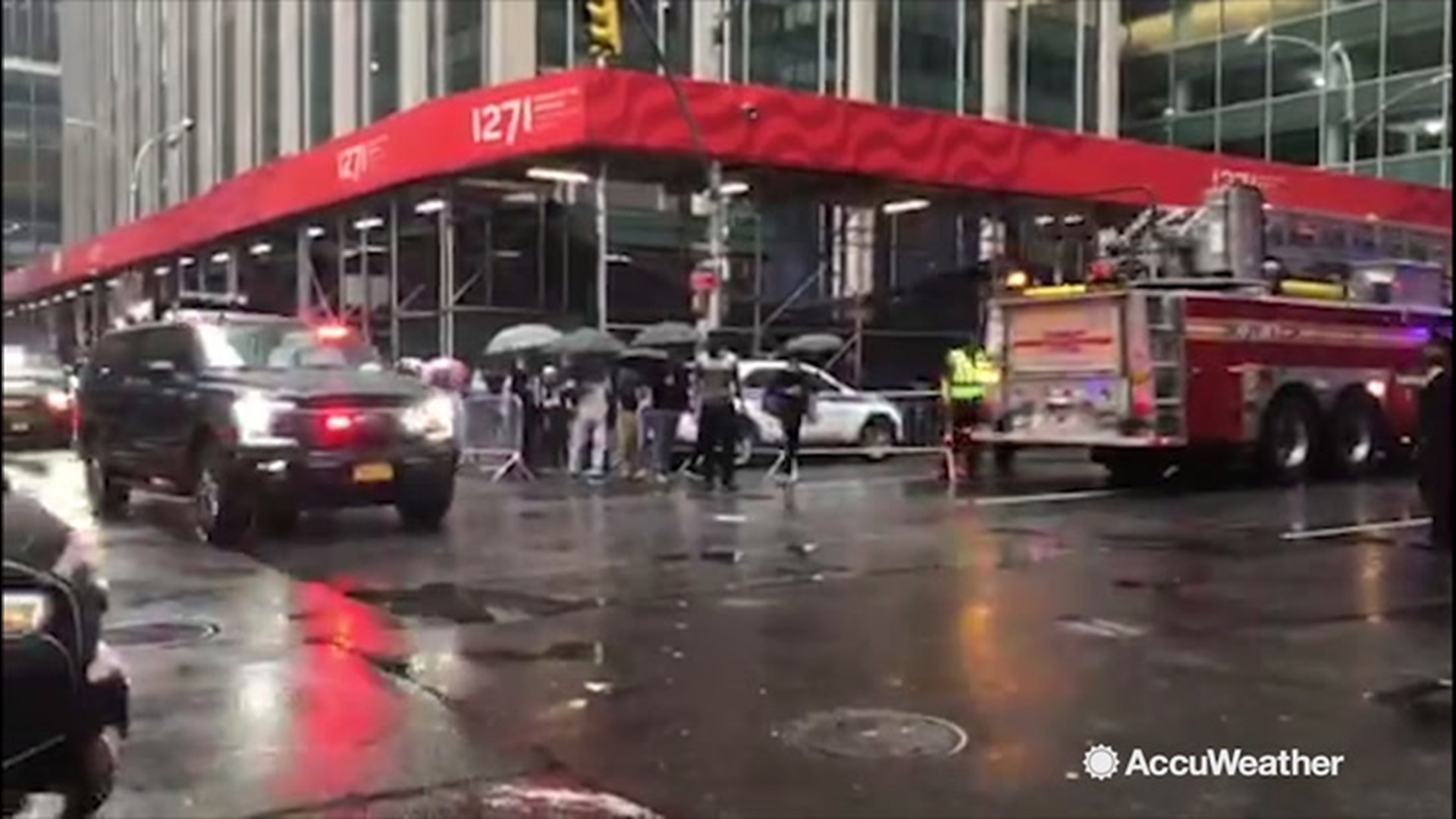 A dramatic scene unfolded in New York, New York on June 10 as Manhattan streets were filled with fire trucks and police following a helicopter crash in the city.