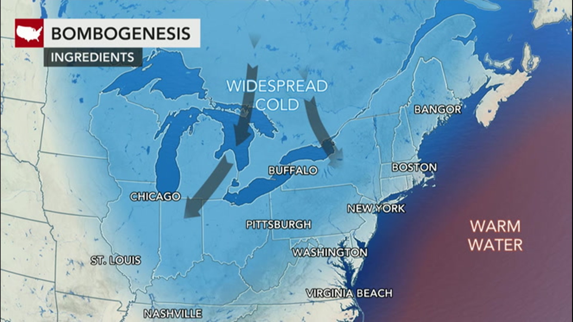 As some intense weather bears down on the Northeast, AccuWeather's Chief Broadcast Meteorologist explains how the weather system will likely result in a bomb cyclone.