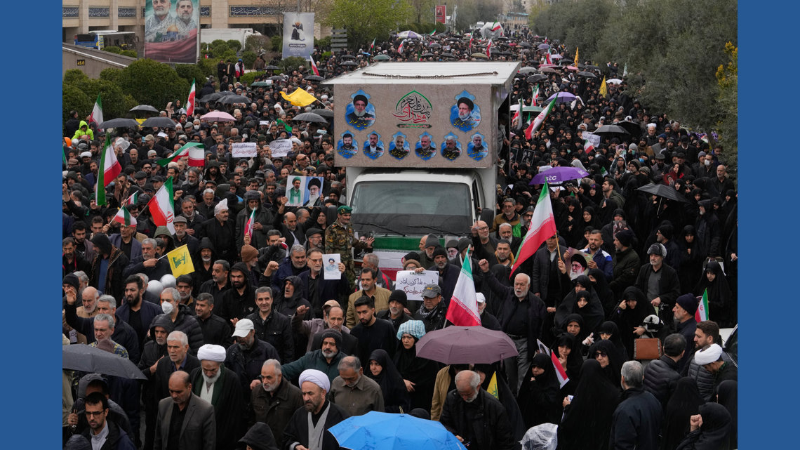 Iran hits Kuwaiti oil refinery and explosions boom over Tehran from Israeli attack