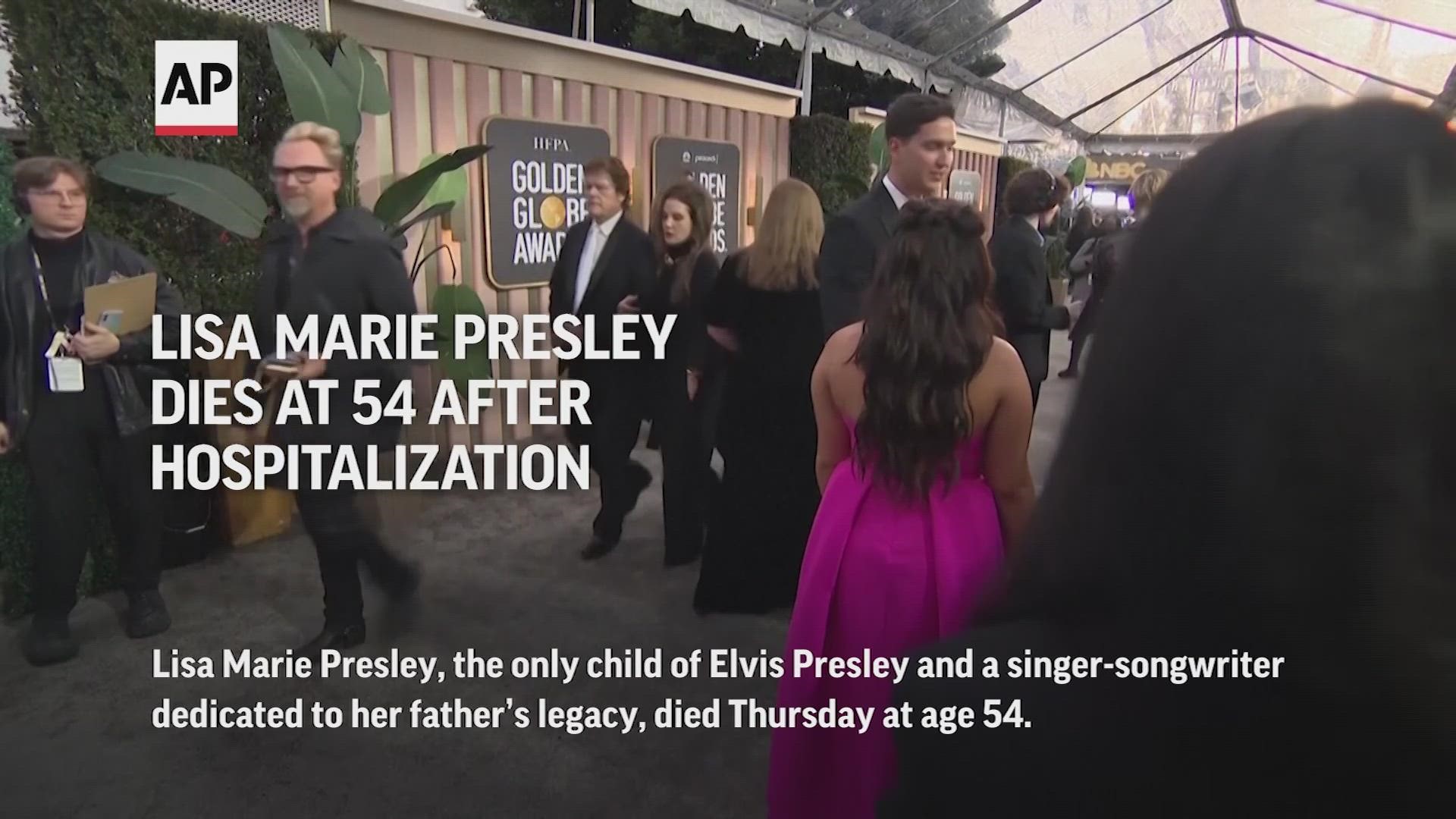 Presley’s death was confirmed by her mother, Priscilla, who called her daughter "the most passionate, strong and loving woman I have ever known.”