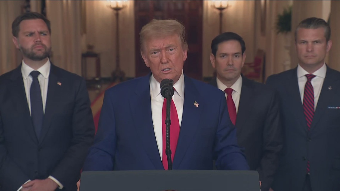 FULL REMARKS: President Trump addresses nation after US strikes Iranian ...