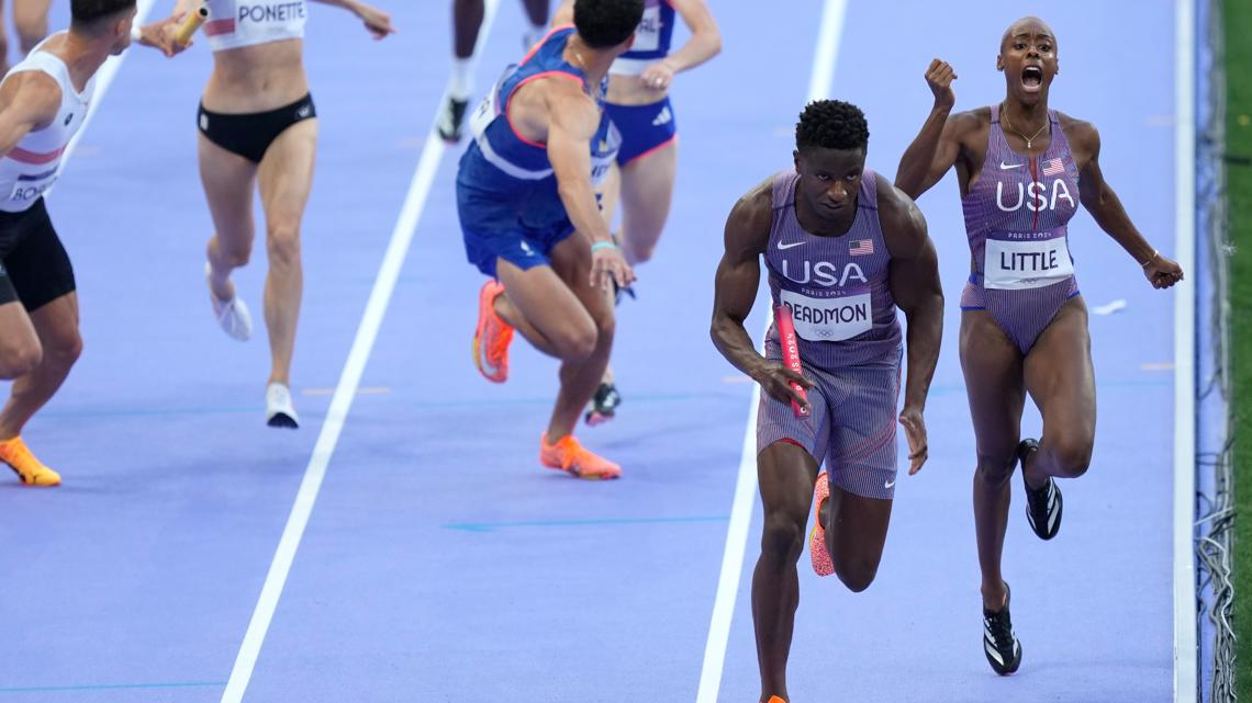 A world record for Team USA in 4x400 mixed relay | ktvb.com