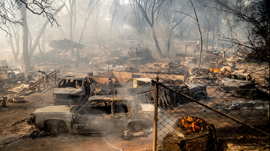 Dozens of homes destroyed as California wildfire siege continues | ktvb.com