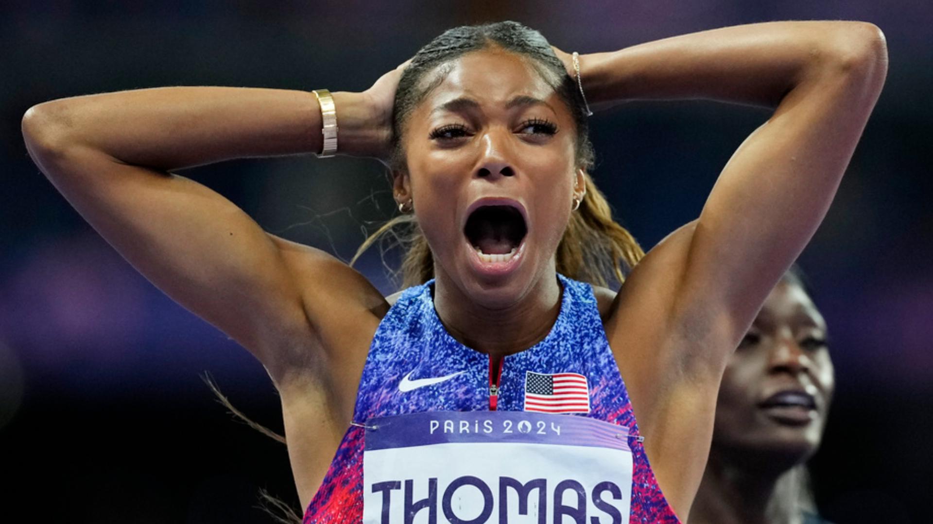 The United States took home two gold medals, five overall, in track and field on Tuesday.