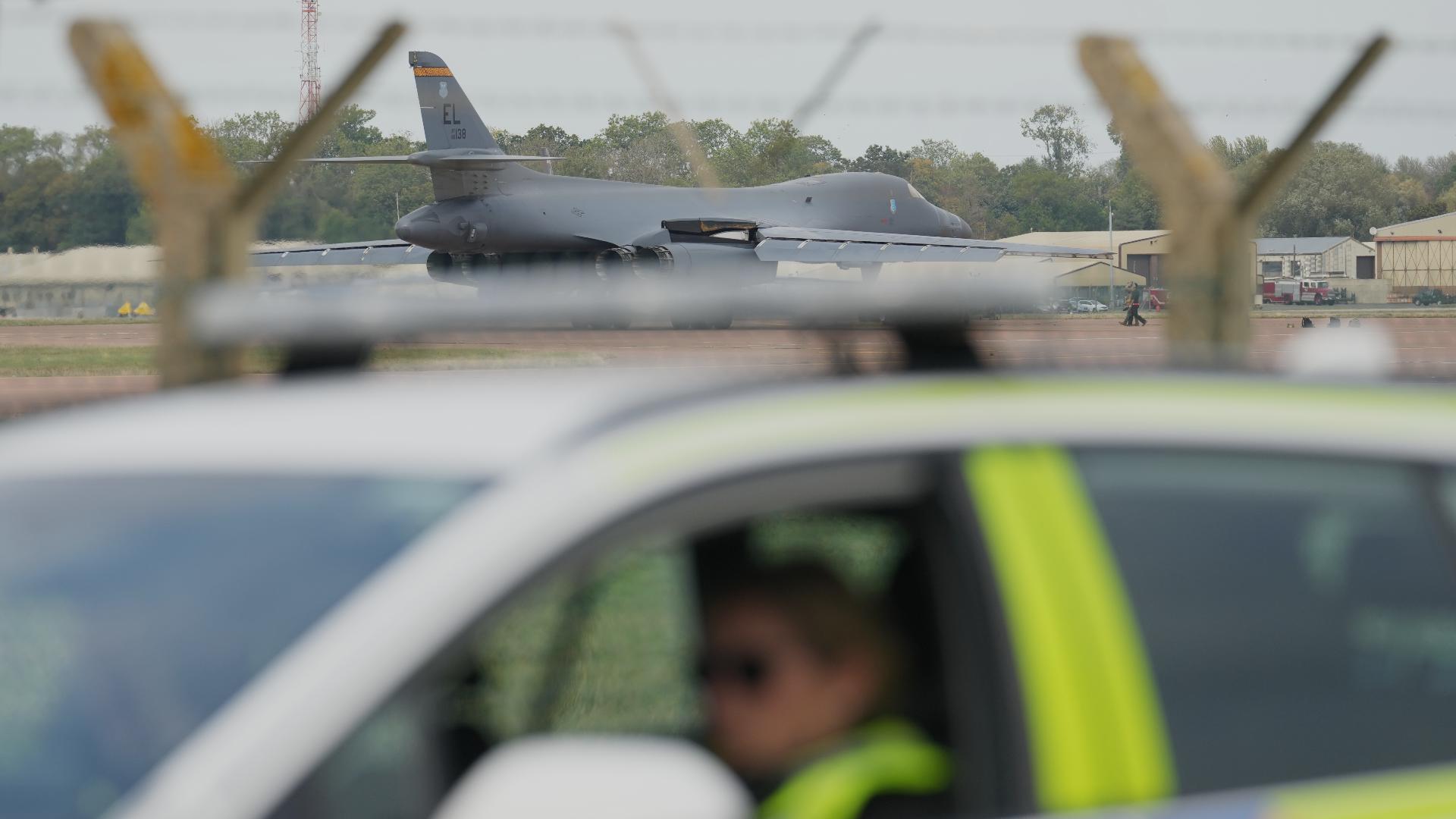 2 charged with UK national security offenses over incident at US-run military base in England U.K. prosecutors said two men have been charged with national security offenses over an incident at RAF Fairford. The facility is a U.S.-run military base.