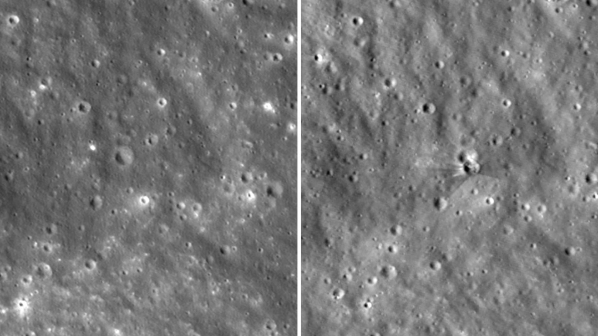 Moon　 New images show moon crater carved by SpaceX rocket | ktvb.com
