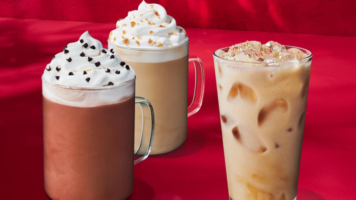 Starbucks reveals 2025 holiday lineup with new drink and Hello