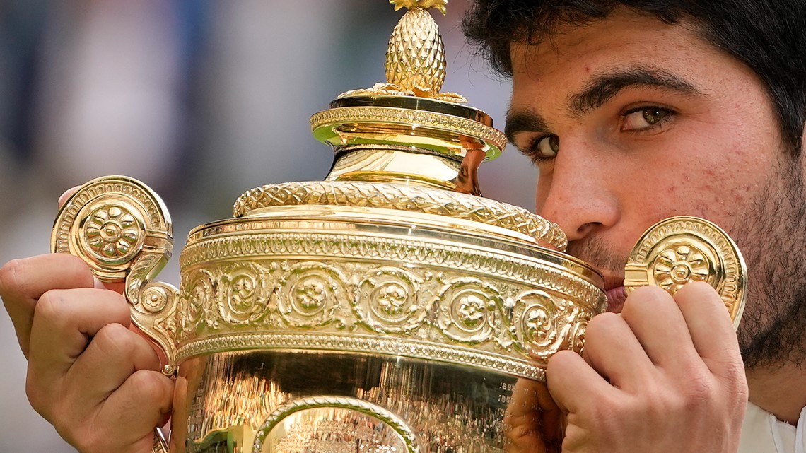 Wimbledon 2023 Final Highlights: Alcaraz beats defending champion Djokovic  to win maiden Wimbledon and second Grand Slam title - The Times of India