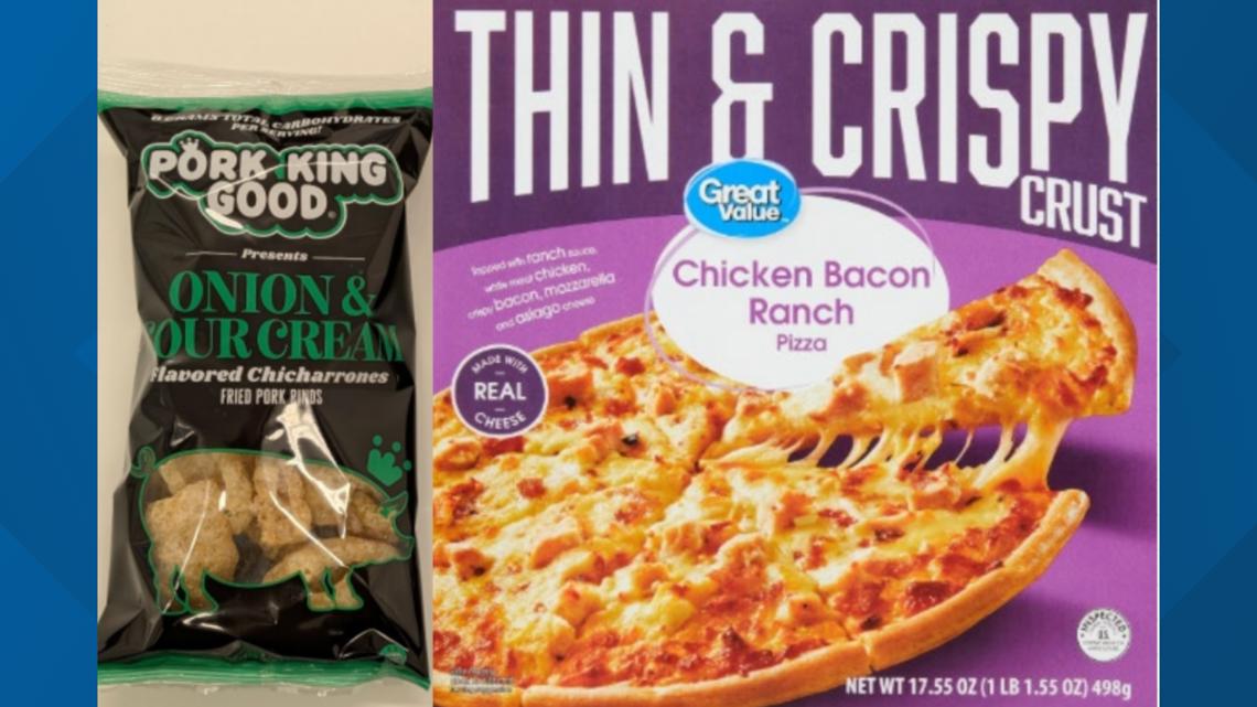 Frozen pizza and pork rinds sold at ALDI, Walmart recalled over