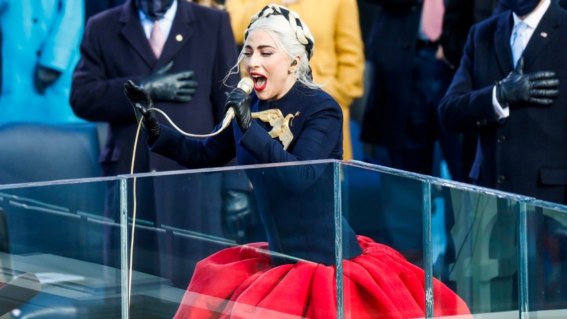 lady gaga bulletproof dress Says Her at Joe Biden's Inauguration Was 'Bulletproof' Sleeve Length_Full Sleeve