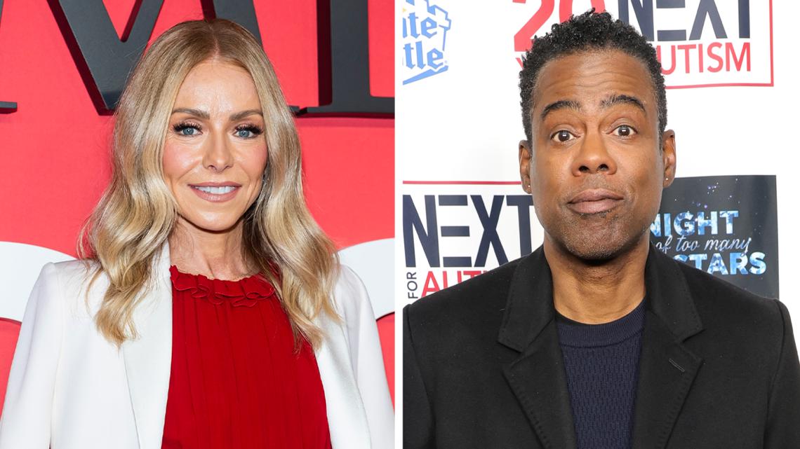Kelly Ripa Says Chris Rock Asked Her Permission Before Naming His