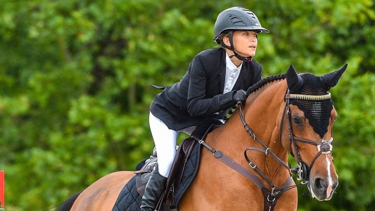 Mary-Kate Olsen Soars on Horseback During Paris Jumping Competition