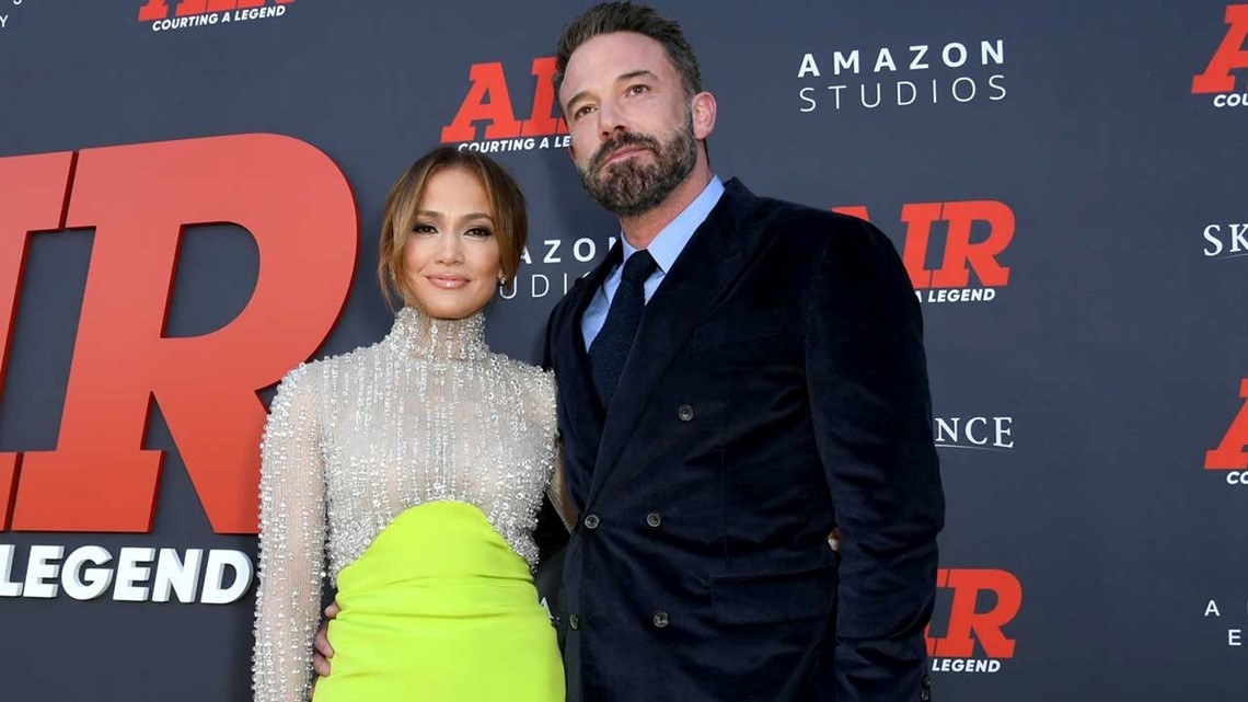 Ben Affleck Praises 'Brilliant' Jennifer Lopez on 'Air' Premiere Red