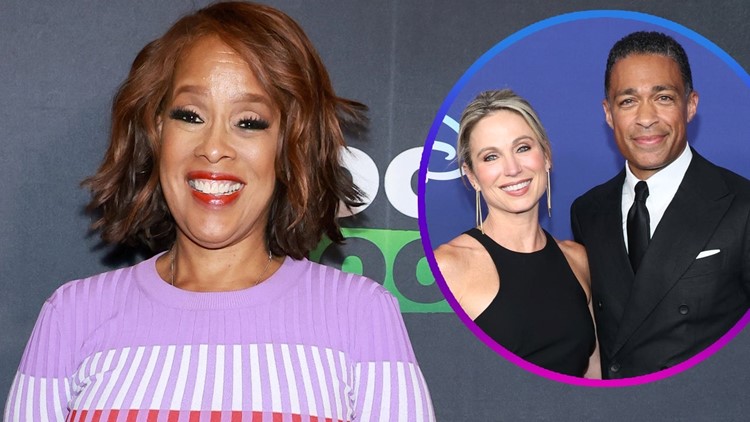 Gayle King Weighs In on 'Messy' Amy Robach and T.J. Holmes Romance Scandal