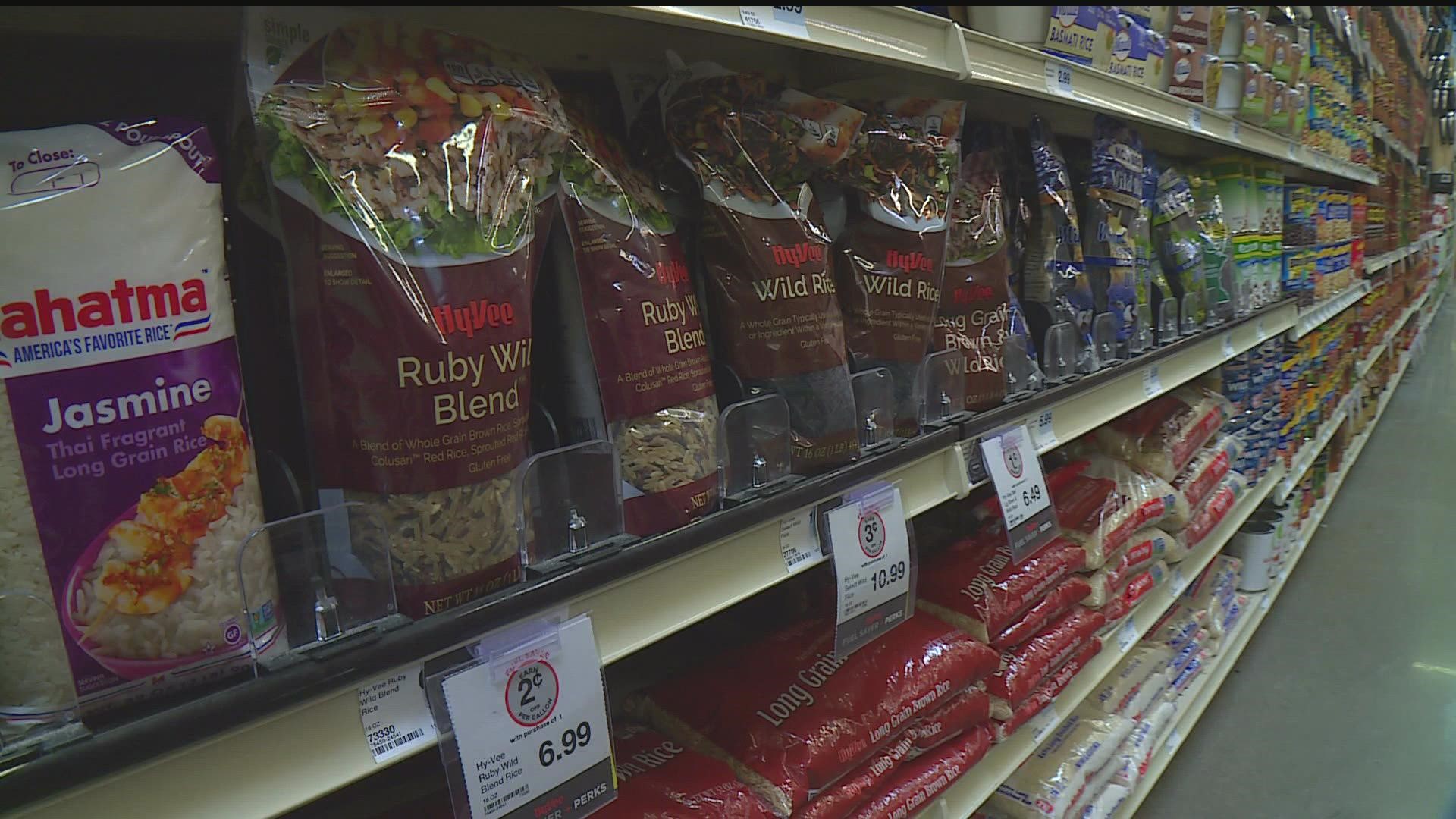 Food prices have gone up across the board, but some food groups are seeing smaller increases than others.