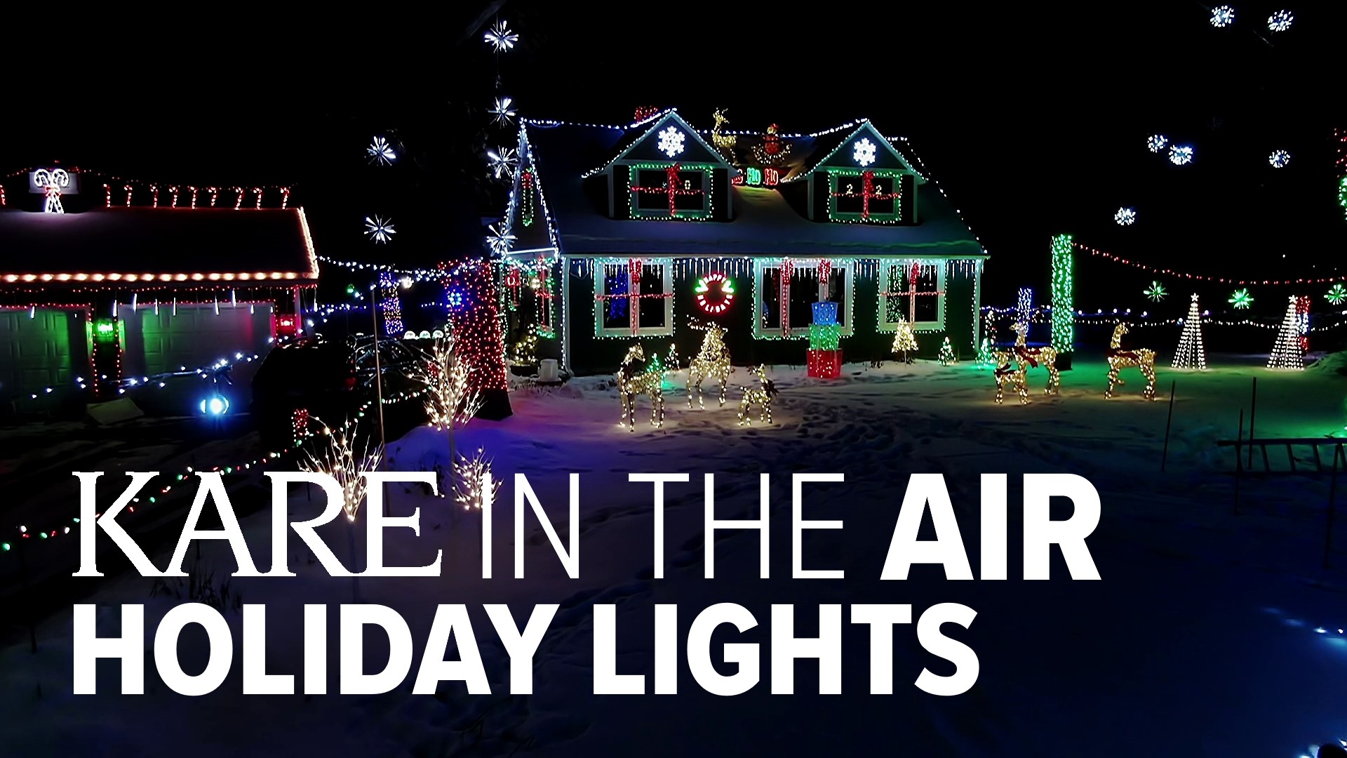 KARE in the Air shows us some of the biggest and brightest light displays in the Twin Cities during the 2022 holiday season.