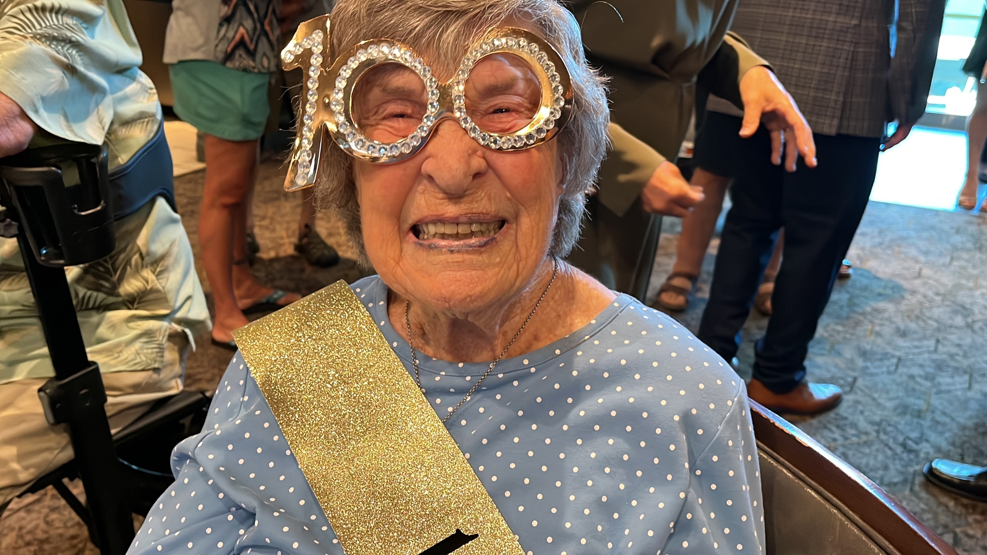 Jane Wilkens, a Solana Beach resident, reflected on her life and dedication to her loved ones during her 100th birthday celebration.