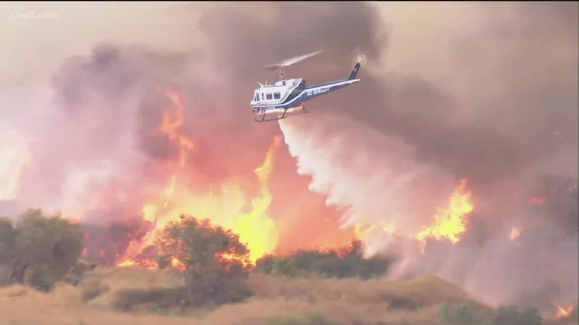 People who had to pack up and get out of the area as flames raced towards their homes spoke with News 8 on Sunday.