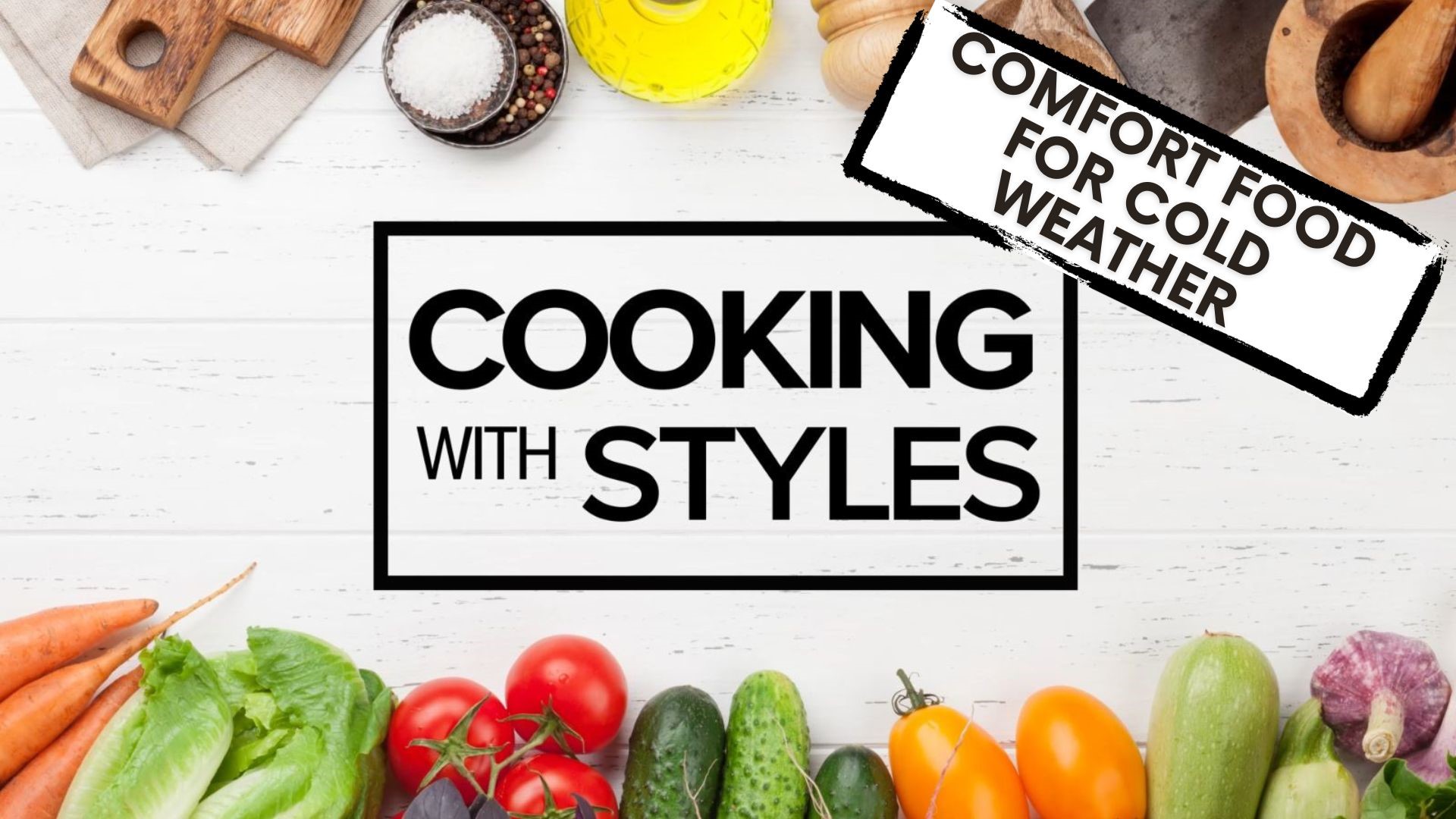 Shawn Styles shares some of his favorite comfort food recipes. From mac 'n' cheese to one pan chicken and biscuits, he has dishes to help keep you warm and cozy.