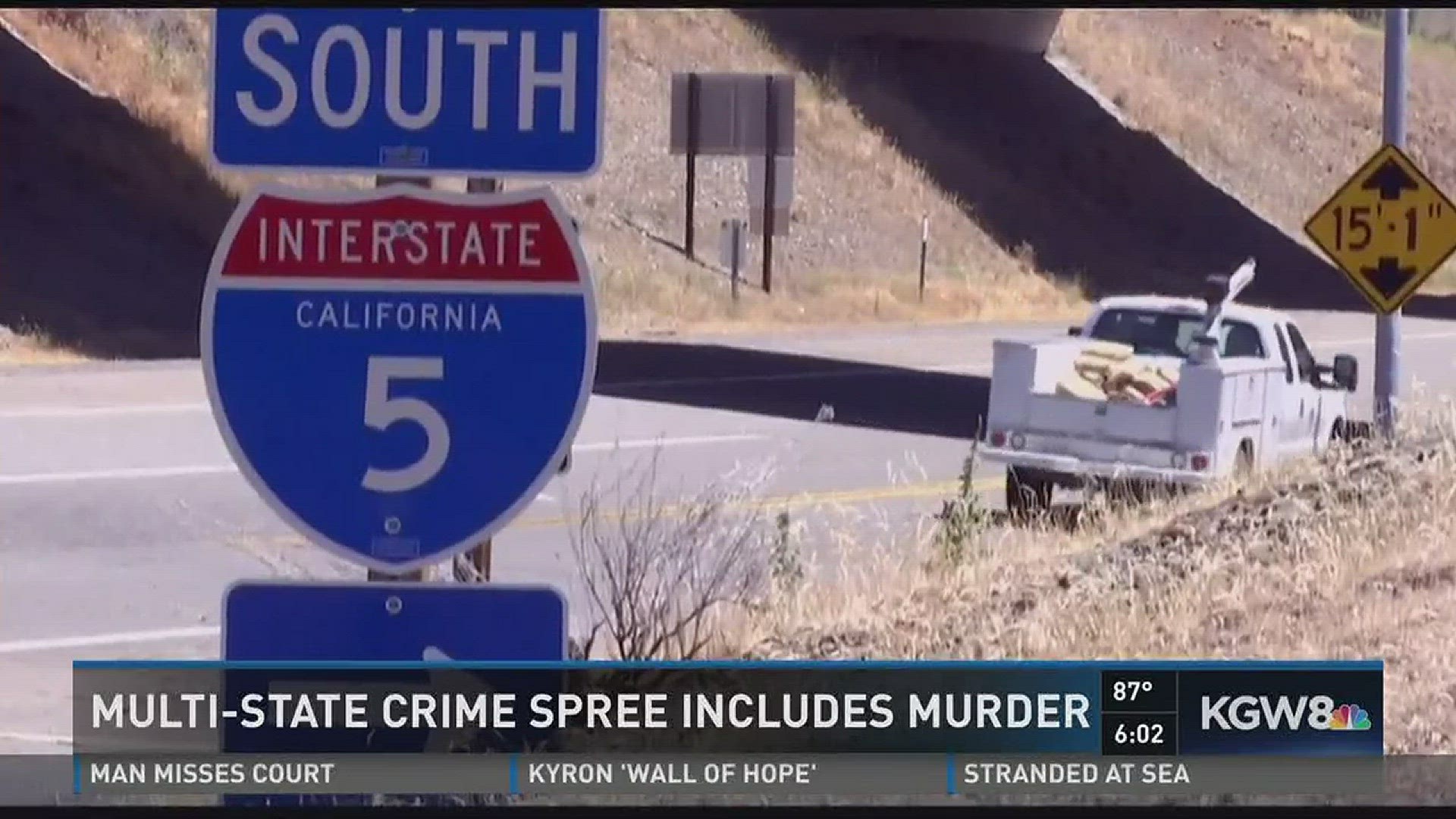 Multi-state crime spree includes murder