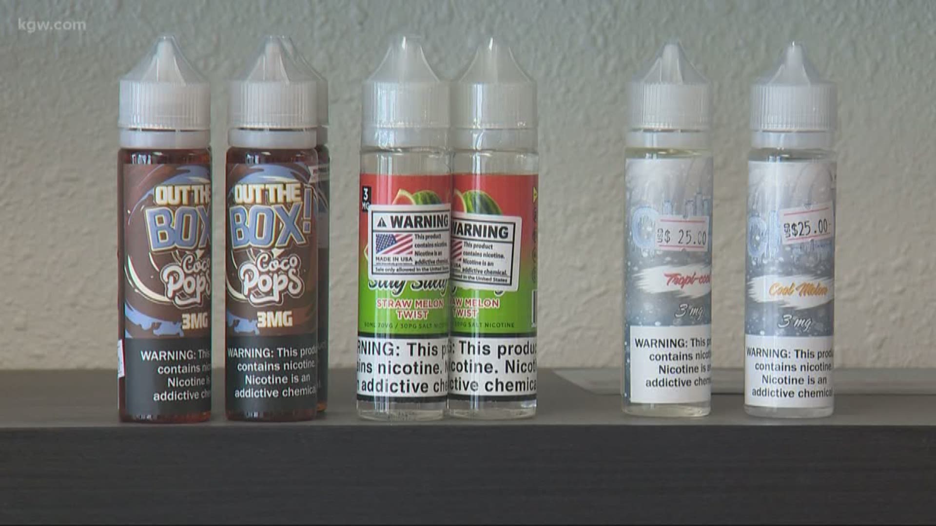 Oregon Gov. Kate Brown has issued a statewide ban on flavored vaping products. The ban will be temporary and last 180 days.