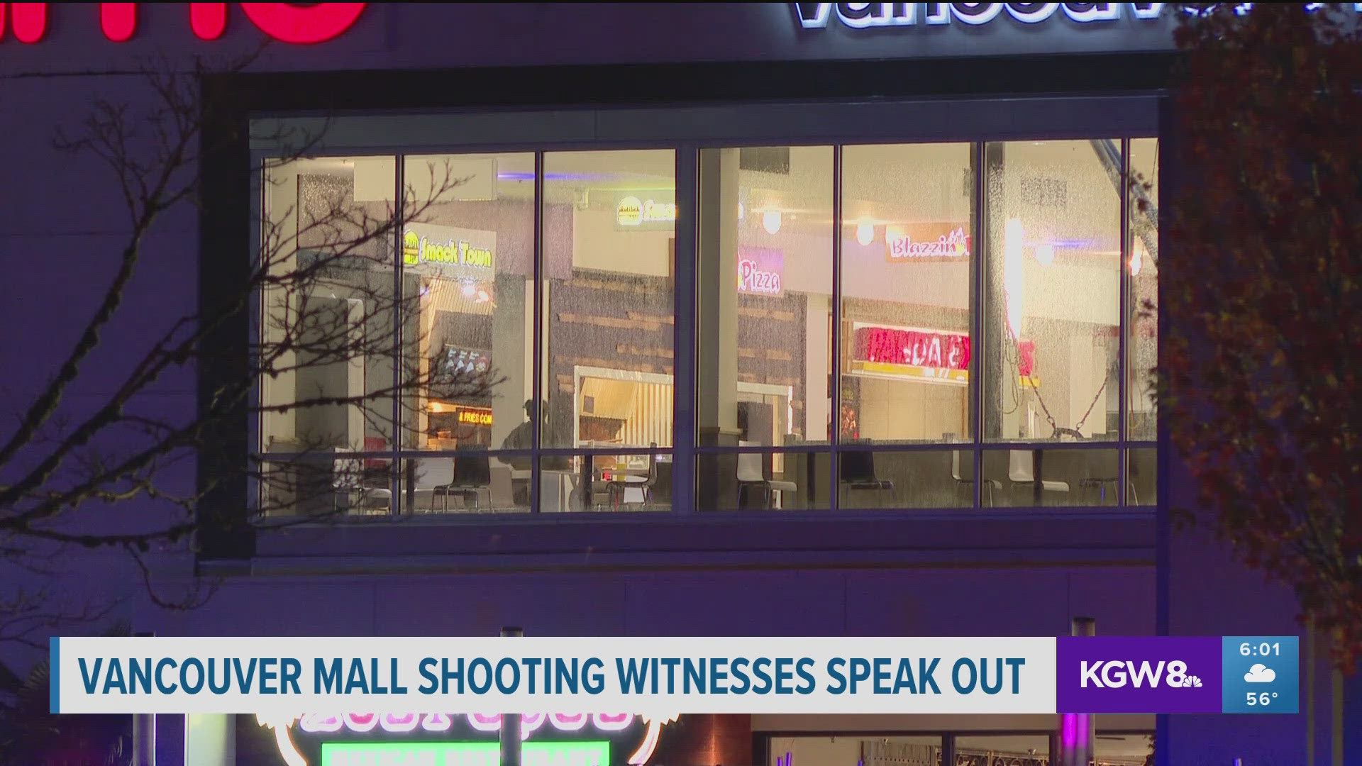 Witnesses, who were trick or treating with their families, recalled fleeing out of the mall or into other stores, trying to get away from the gunfire.