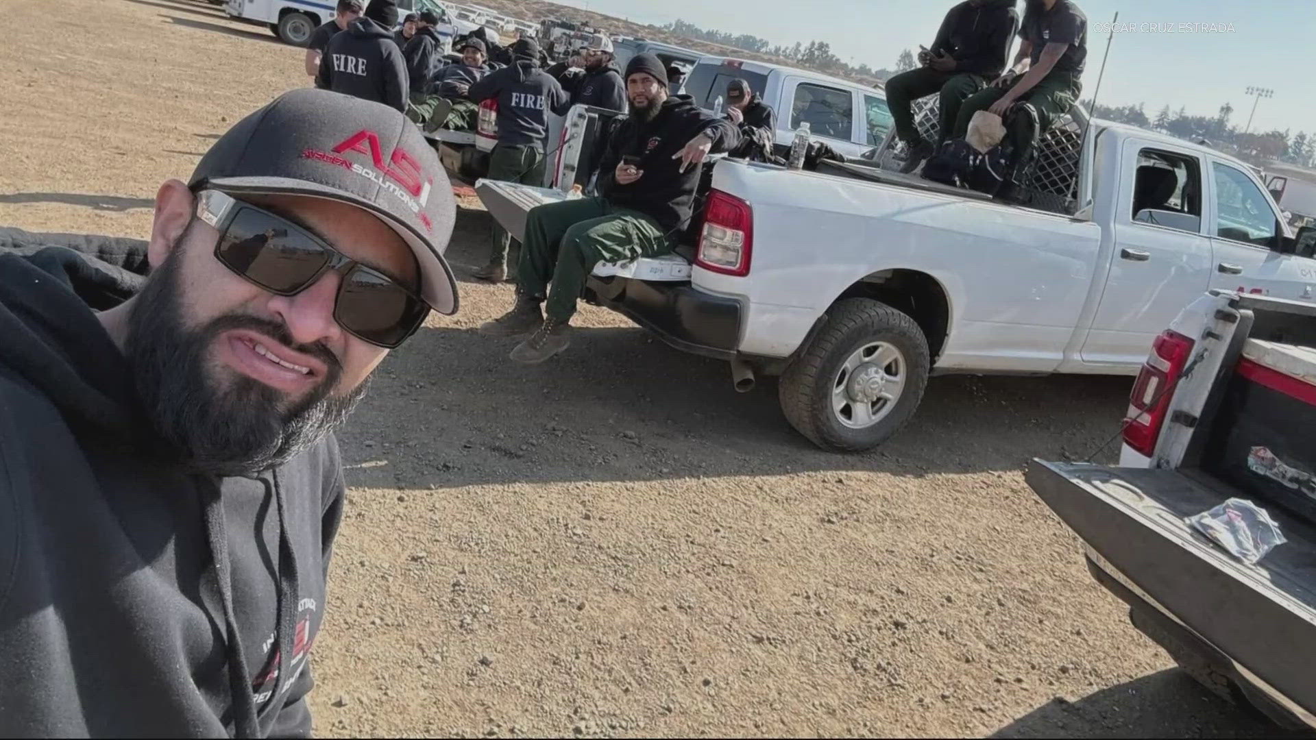 The Independence firefighter was one of the two detained by the Border Patrol while fighting the Bear Gulch Fire, though his past makes the situation more complex.
