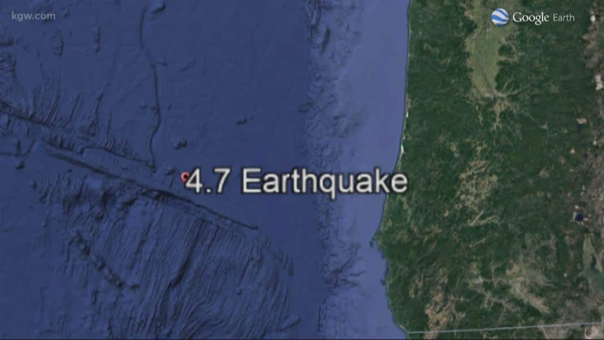 4.7 magnitude earthquake off the coast of Coos Bay
