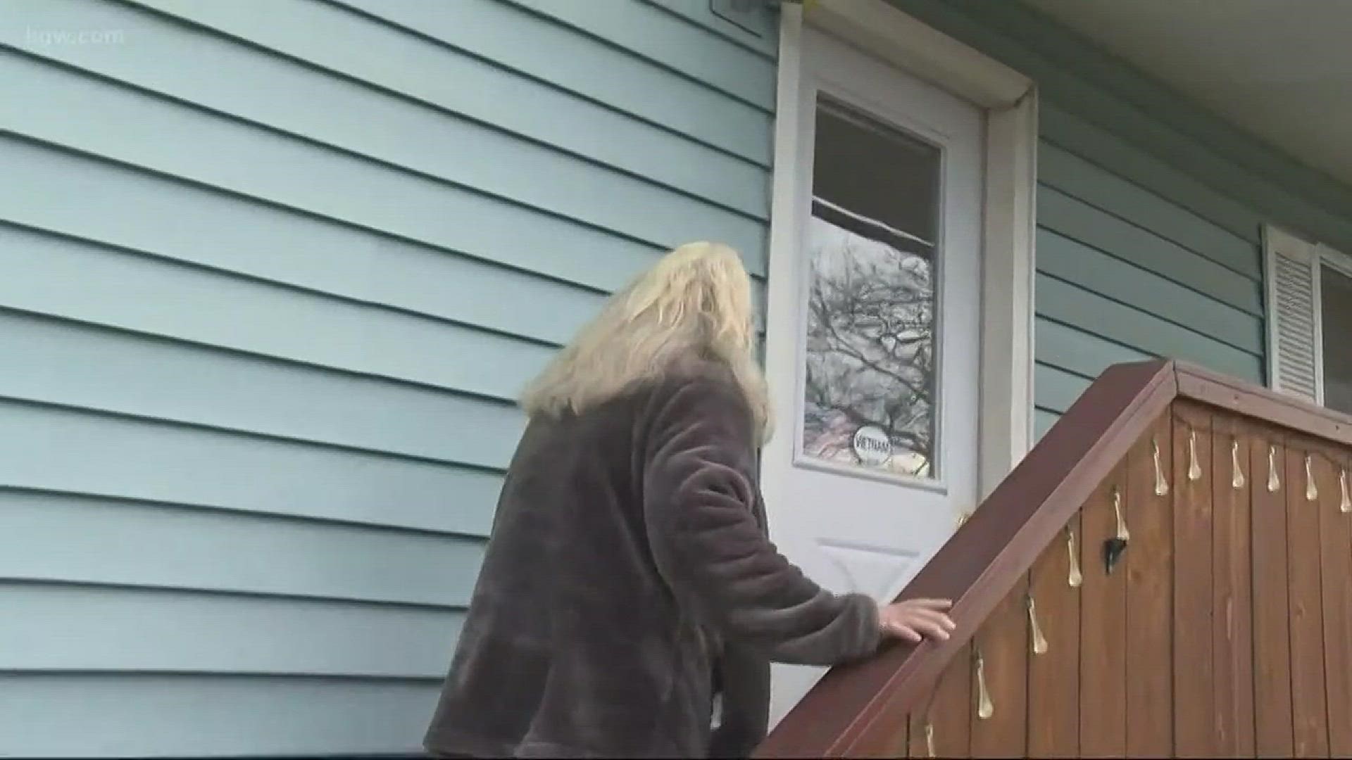 A house in Yamhill County has been repeatedly hit by drivers.