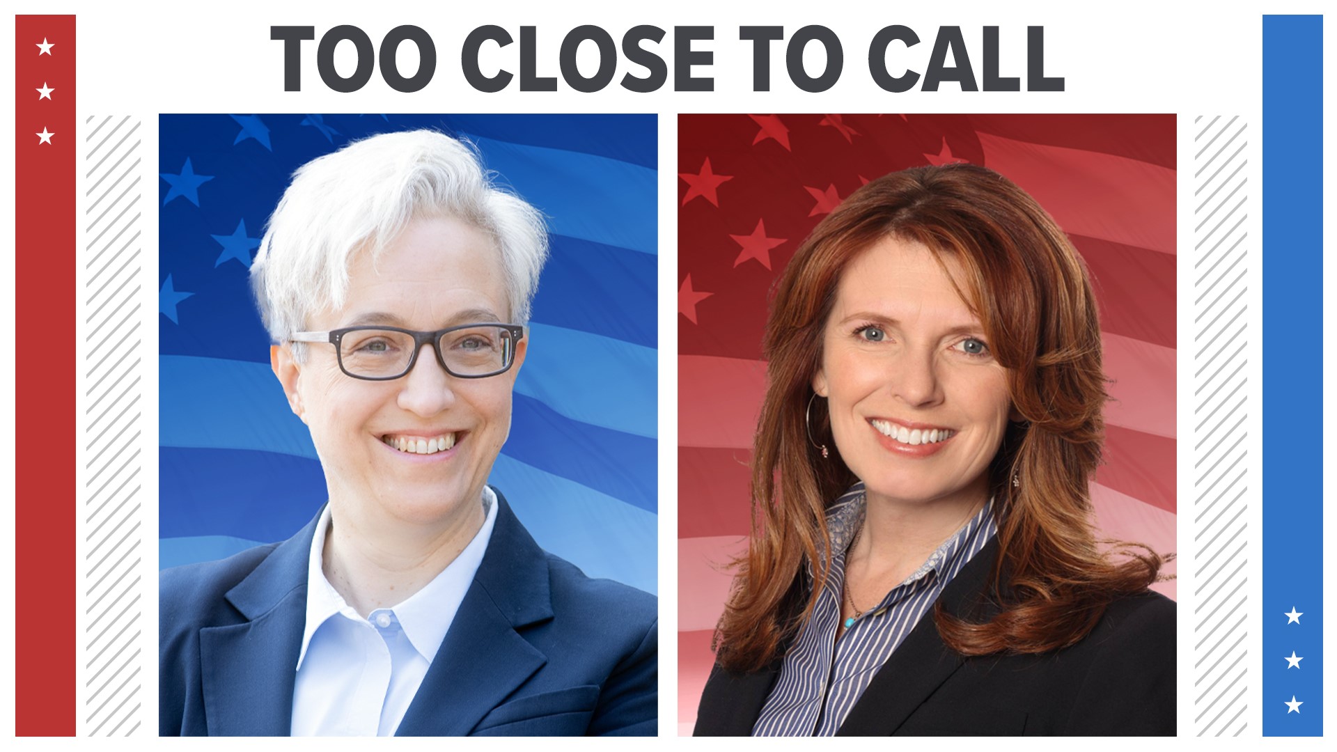 Tina Kotek held a razor-thin lead over Christine Drazan in early results Tuesday night. Unaffiliated candidate Betsy Johnson acknowledged she wouldn’t win.