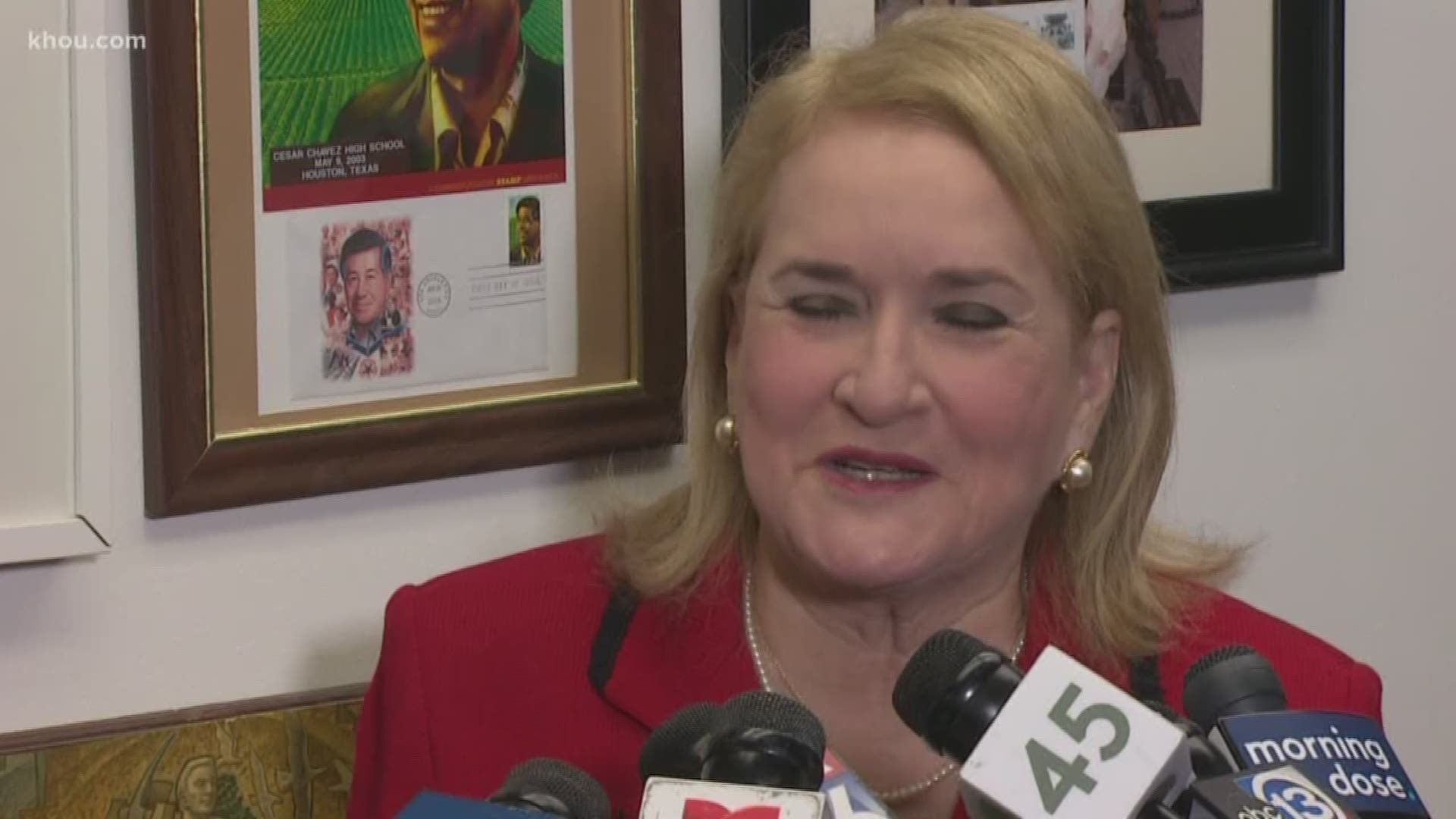 Congresswoman Sylvia Garcia called the invitation to serve a "big honor" with a lot of responsibility to the law and democracy.