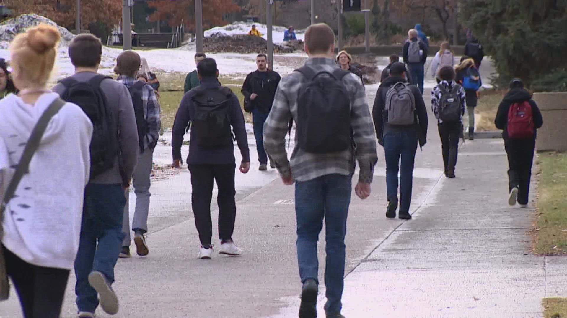 The University of Idaho says it will continue to offer counseling and security on campus as students mourn the loss of four classmates.