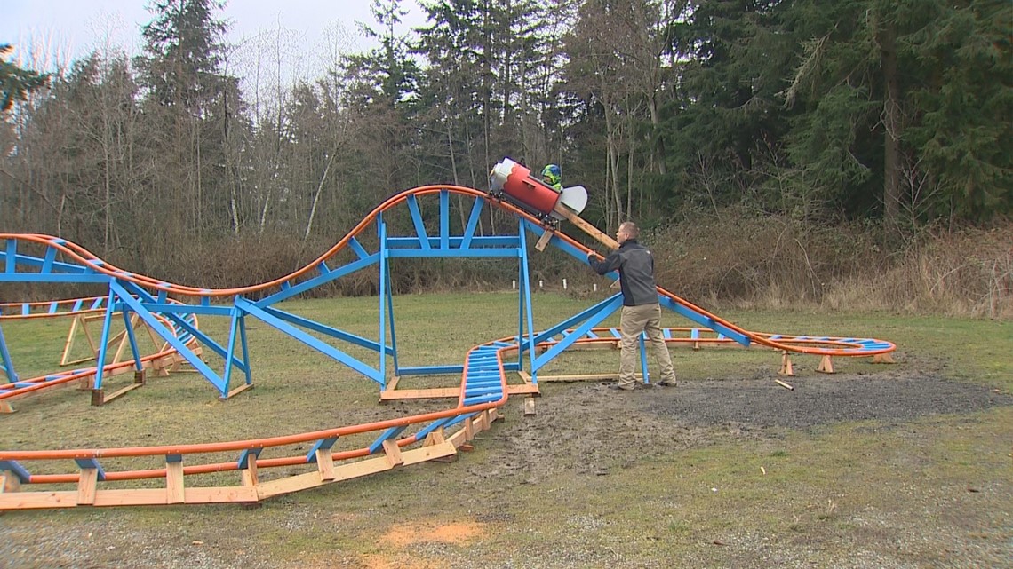 Who wouldn't want this at-home backyard roller coaster?