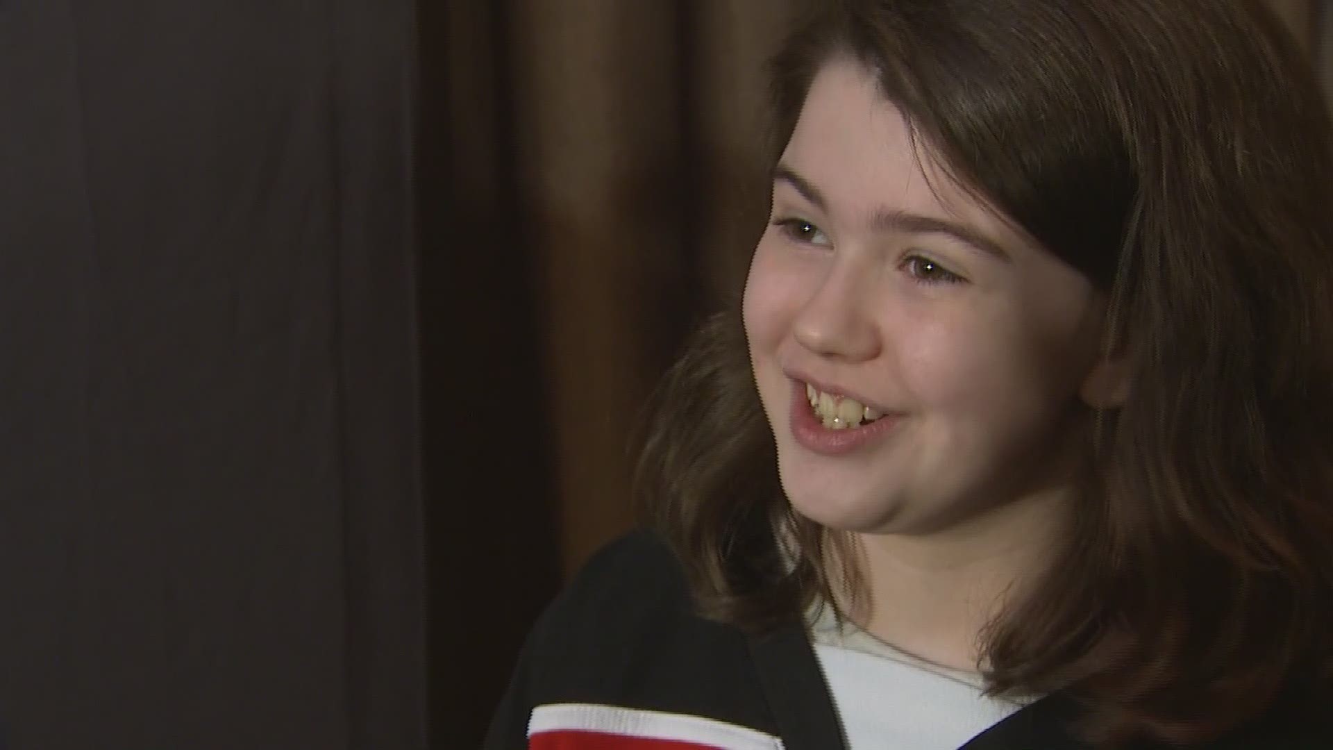 12-year-old Jayna from Redmond, Washington talks about her excitement for Seattle to get an NHL expansion team. KING 5's Chris Daniels caught up with her.