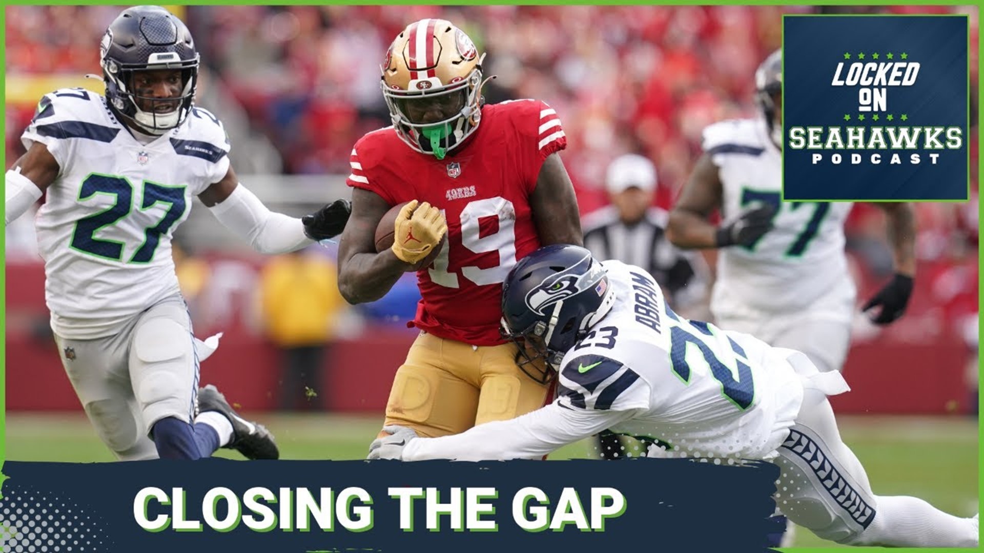 Hosts Corbin Smith and Rob Rang share their initial thoughts on what Seattle must do this offseason to bridge the gap between them and San Francisco in the NFC West.