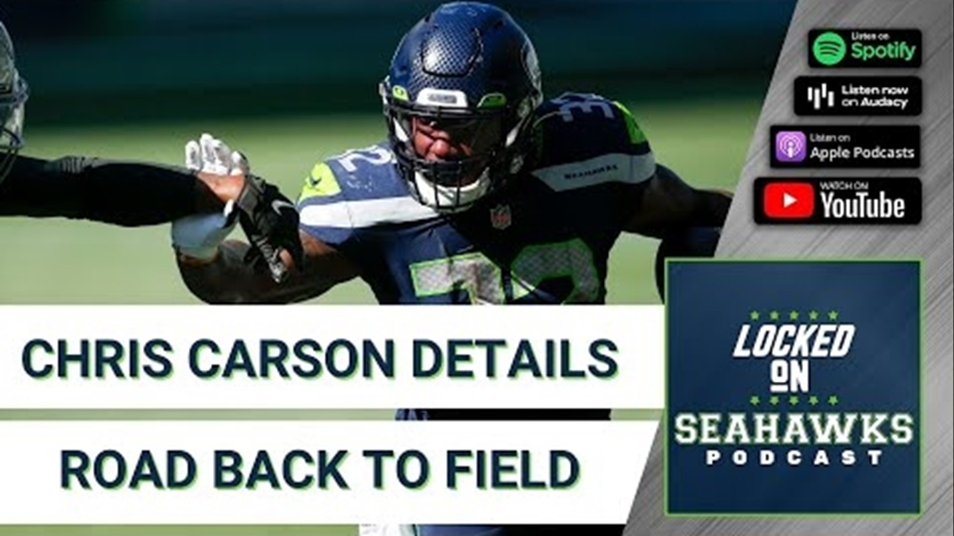 Chris Carson's health has been one of the biggest story-lines for the Seahawks as the bruising running back attempts to come back from cervical fusion surgery.