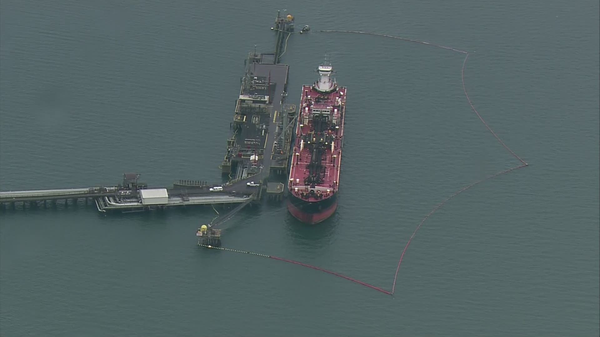 The Department of Ecology said 15-20 gallons spilled from a barge at Shell Puget Sound Refinery.