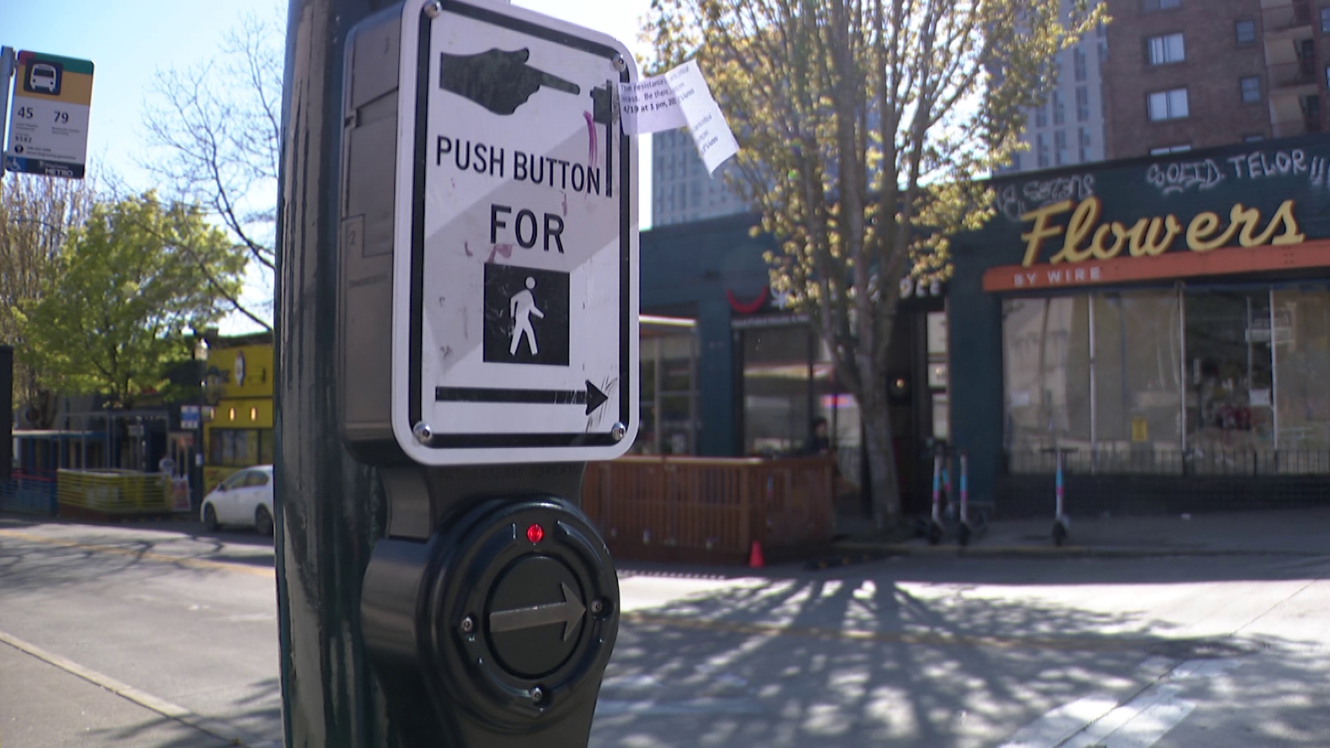 SDOT fixes hacked crosswalks playing fake audio messages in Seattle neighborhoods.
