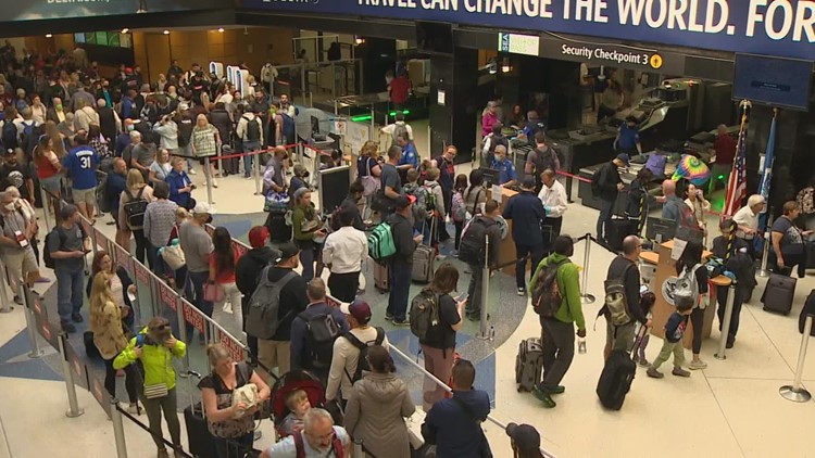 Sea-Tac Airport, TSA and airlines increasing staffing this weekend after extended wait times