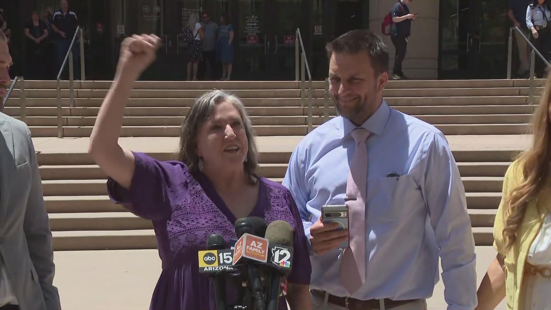 An Arizona jury convicted the Lori Vallow Daybell’s of conspiring to kill her niece's ex-husband earlier today.