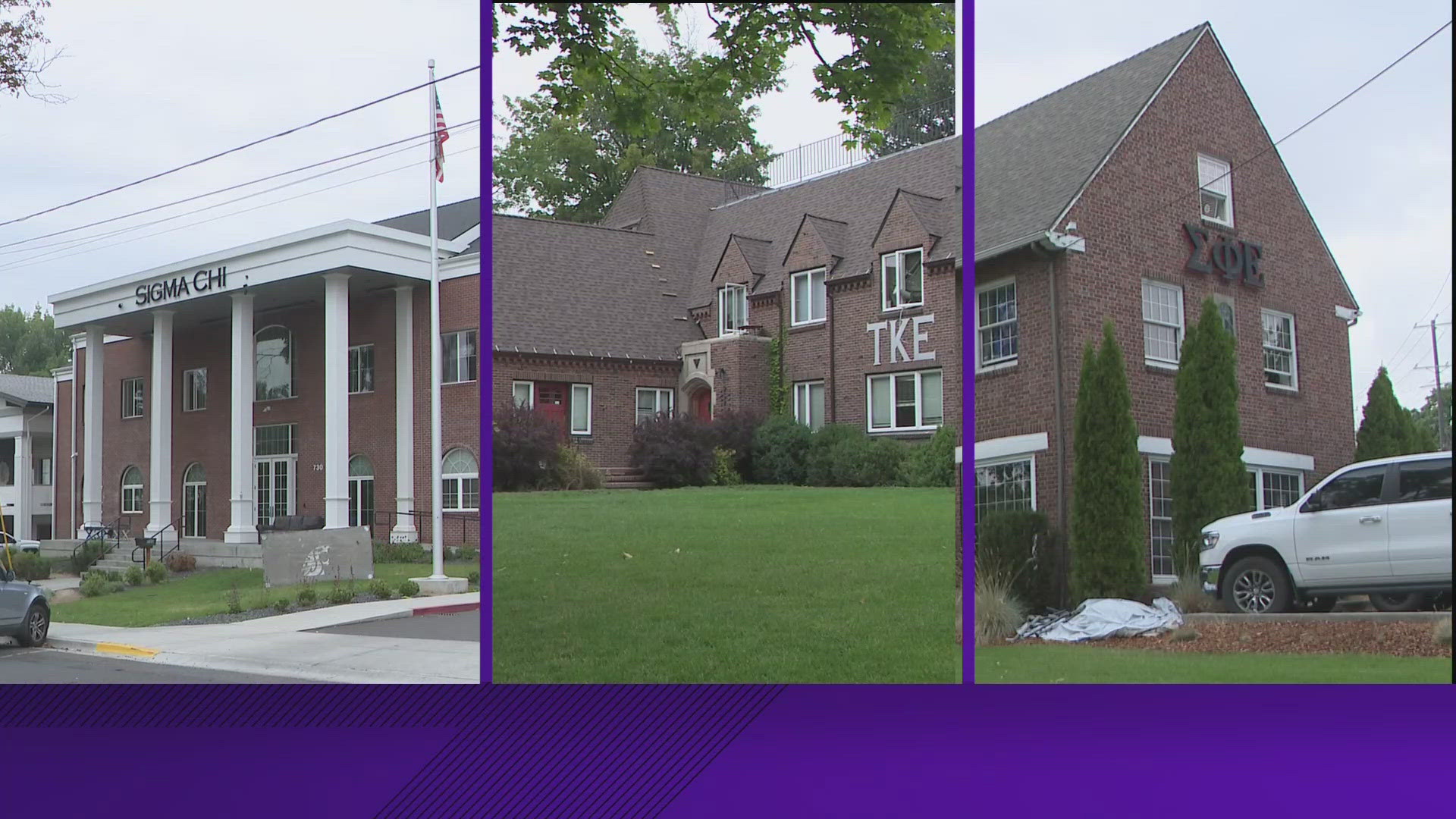 Tau Kappa Epsilon, Sigma Chi and Sigma Phi Epsilon have varying degrees of restrictions while the investigation is ongoing.