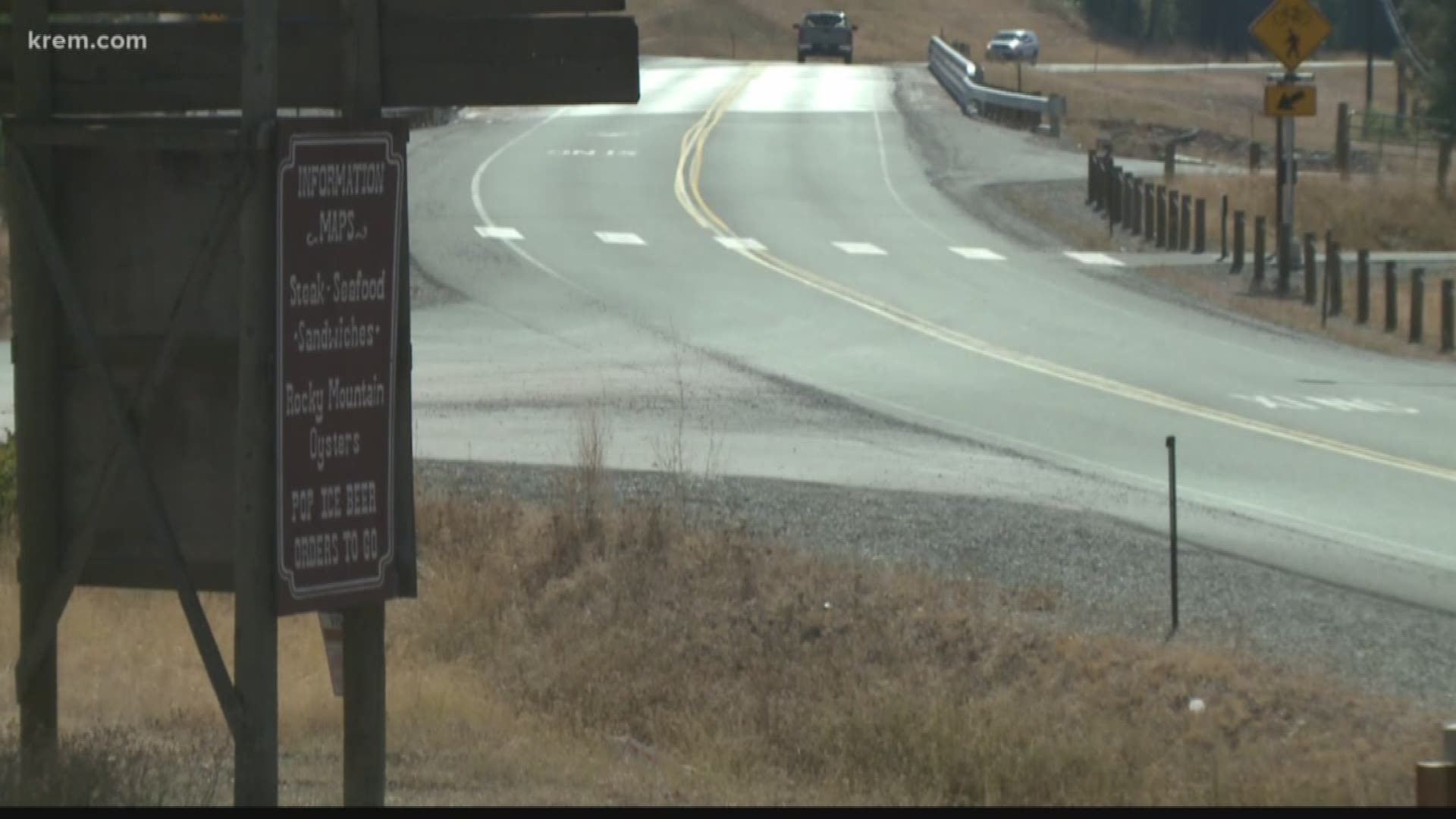 A re-striping project did not go as planned on a road in Shoshone Co. (09-04-18)