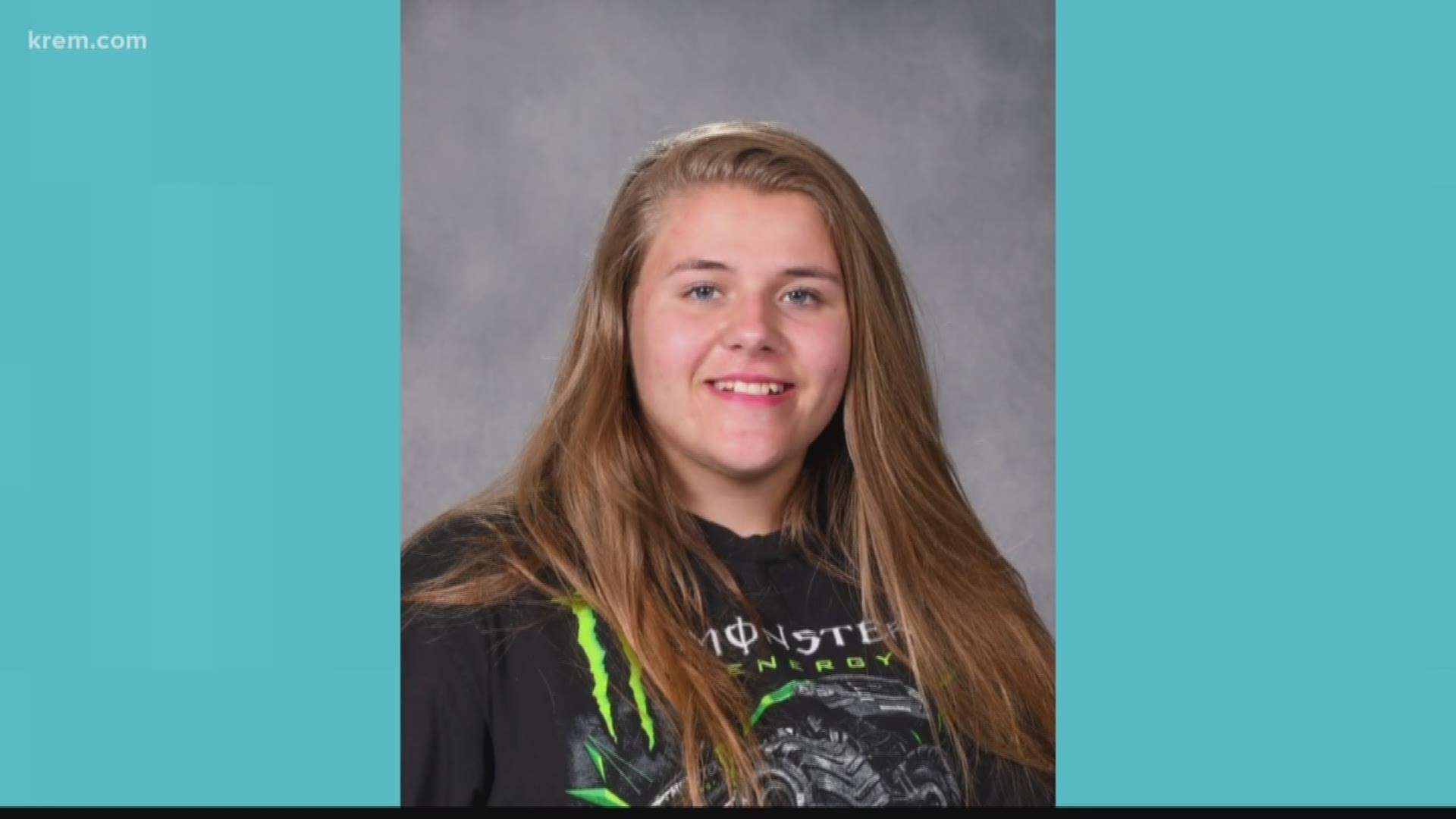 The Kootenai County Sheriff's Office said 15-year-old Lacey Jefferies was found in the early morning hours of Oct. 22.