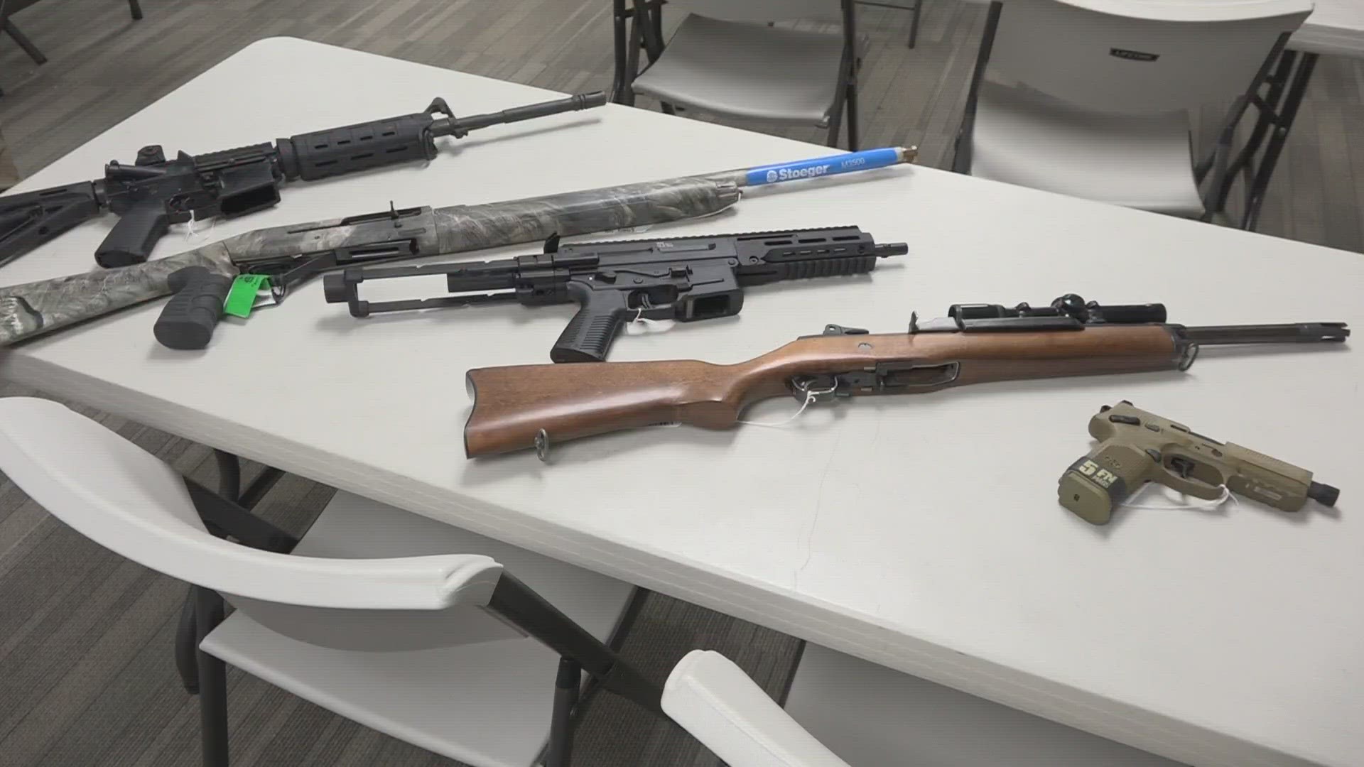 A federal judge on Tuesday rejected a request to block a new Washington state law banning the sale of certain semi-automatic rifles.