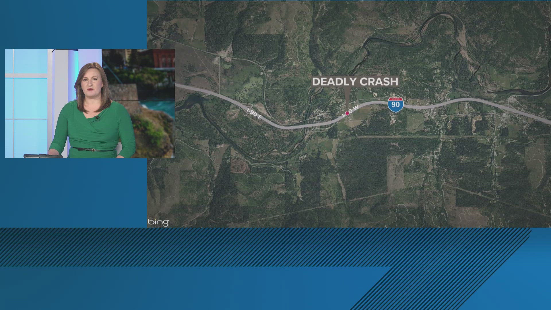 A woman died in a rollover crash on I-90 in Shoshone County after being ejected from a car.