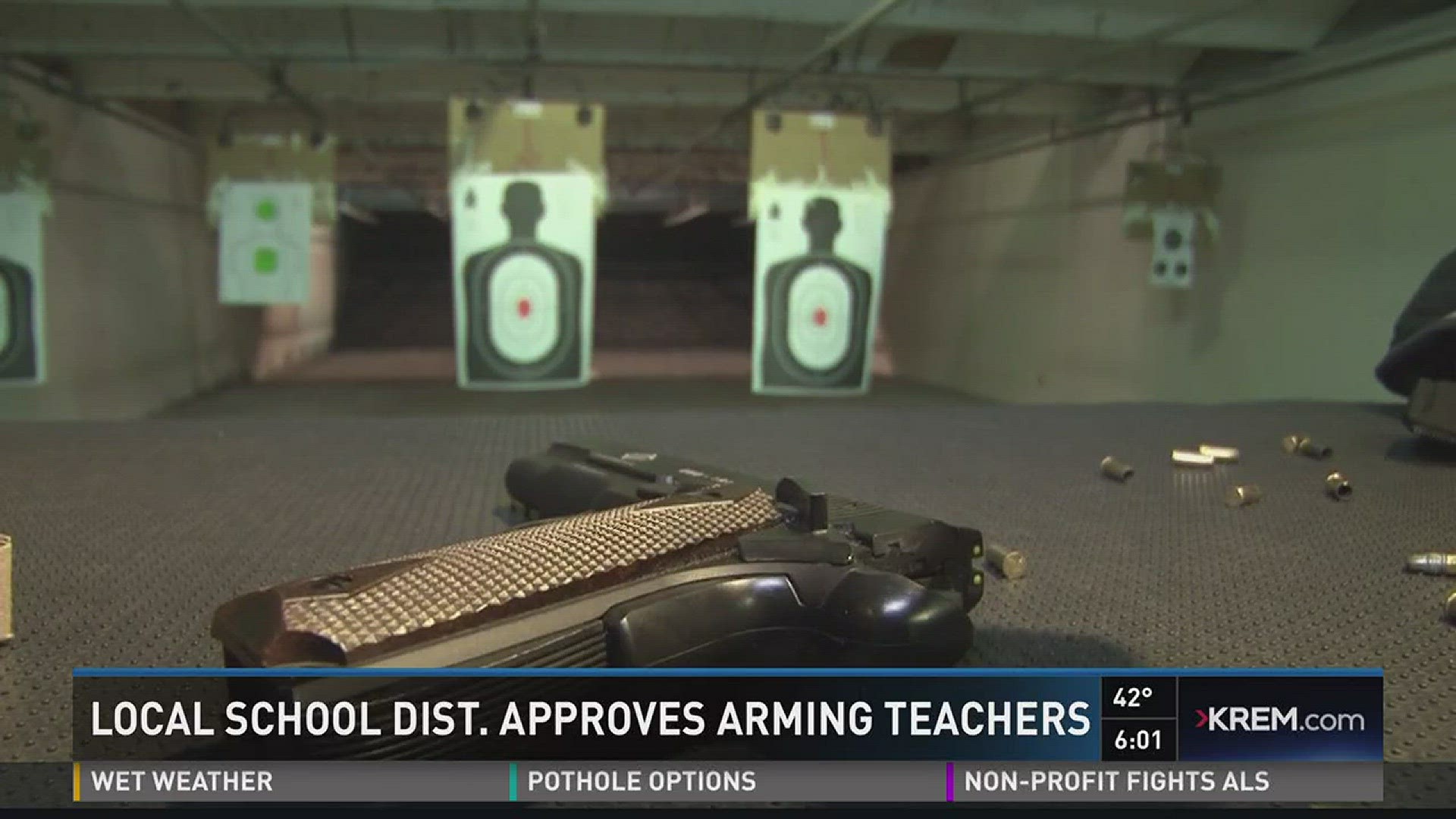 KREM 2's Taylor Viydo reports on the new policy approval that would allow staff members of a North Idaho school to carry guns.