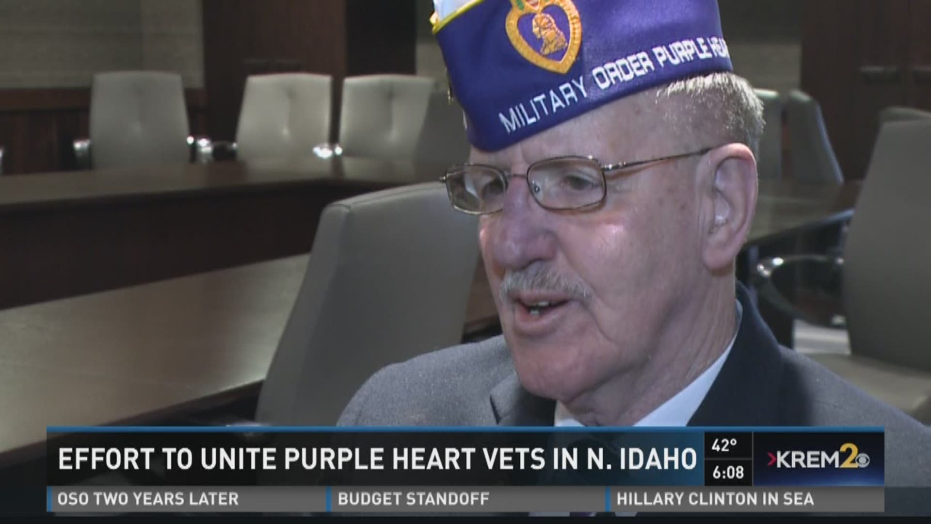 Effort has started to unite Idaho's Purple Heart veterans that includes local business Buck Knives.