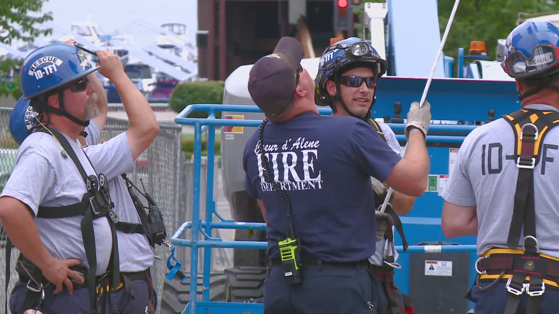 The change in ordinance would allow firefighters to refill their bottles of air at port stations in stairwells and be back in action within two minutes. 